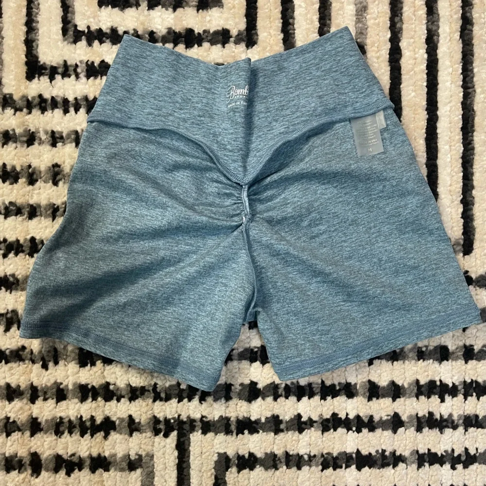 Bombshell Sportswear Blue Athletic Shorts - Picture 6 of 8